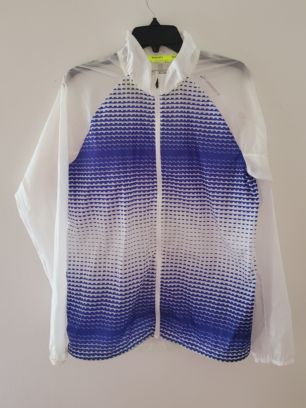Brooks LSD Lightweight Water-resistant Full Zip Jacket Size Medium